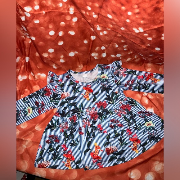 Long sleeves floral top +distressed jeans set, for toddler girl 3-4T, brand new! - Picture 3 of 5